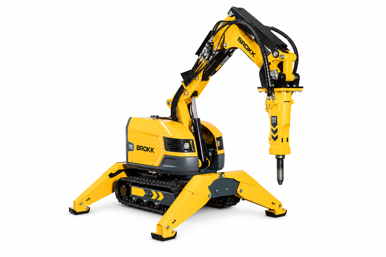 Brokk 170 demolition robot available for rental