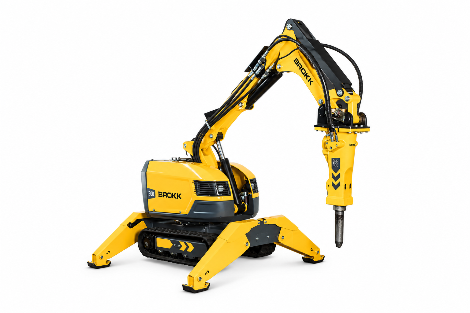 Brokk 200 demolition robot available for rental