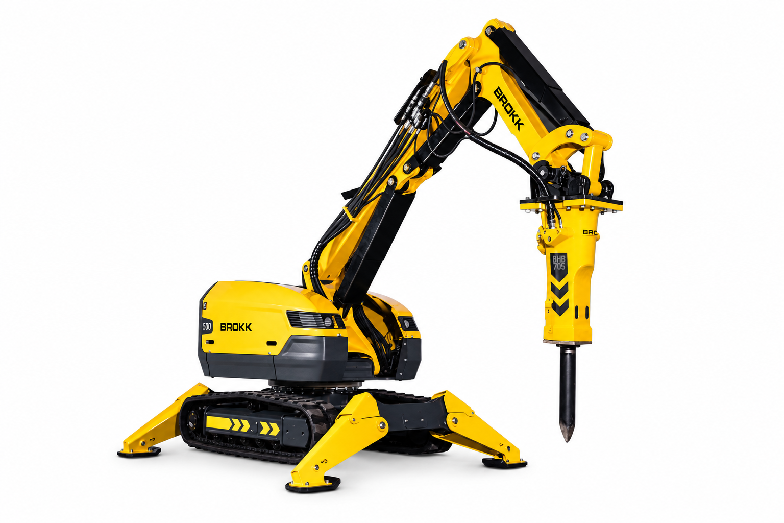 Brokk 500 demolition robot available for rental
