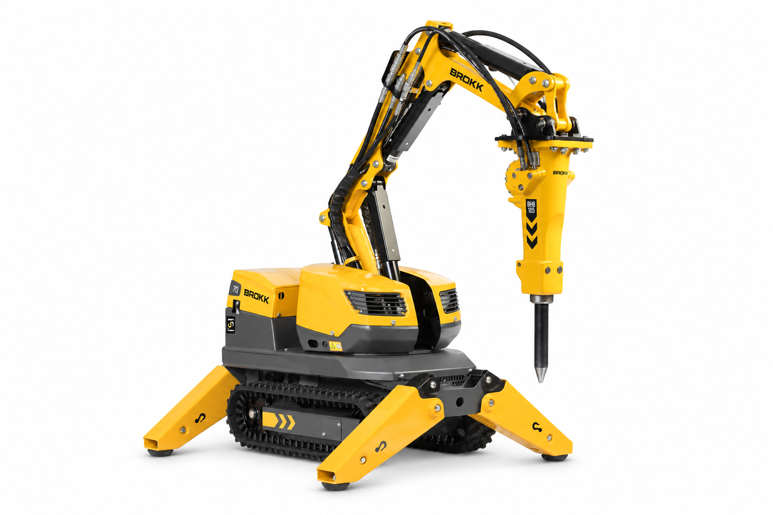 Brokk 70 demolition robot available for rental